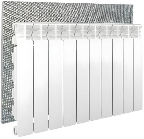 Ka' Mia - RIFLEX - Confezione da 2 pannelli isolanti in polietilene con film in alluminio - Dimensioni cm100x70 (cad) - Ideali per preservare e aumentare il calore all'interno della casa