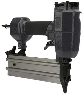 KJOET Grapadora Profesional para Trabajos Pesados Clavo neumático F50, Herramienta de clavado de Aire for carpintería, Grapadora de Clavos Rectos, clavadora neumática de Grapas for Muebles