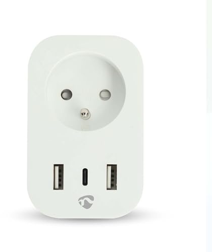 Smartlife Smart Plug | Wi-Fi | Power Meter | 3680 W | France/Type E (EEC 7/6) / 1x USB-C /