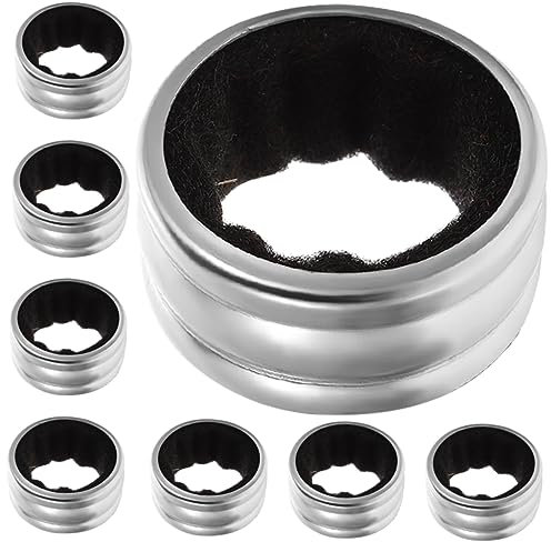 Alipis 8stücke Teiliges Edelstahl Weinkollern Auslaufsichere Tropfstopper Für Weinflaschen Praktische Lösung Für Saubere Tischoberflächen Und Trockene Hände Beim Servieren