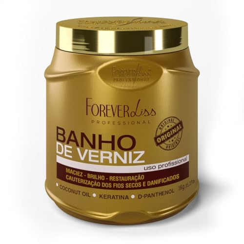 Forever Liss | Máscara para el cabello Banho De Verniz | 1000gr