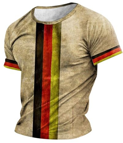 Deutschland Trikot em 2024 Original T-Shirts für Herren Kurzarm Rundhals Sommer T-Shirts Fußball Trikot Herren em 2024 Deutschland Tshirt Herren