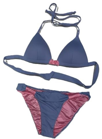 Verdissima Bikini Triangolo con Coppe Imbottite CB19B + Slip Fianco 3 cm. CB47, Lilla 00011, 2