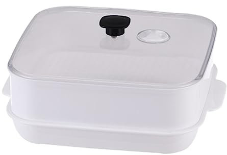 Alipis Vaporiera Per Alimenti in Pp Ciotola Per Vaporiera Per Verdure Accessori Per Utensili Da Cucina Resistente Per Riscaldare Ramen Pasta Formaggio Zuppa Cereali e d Avena