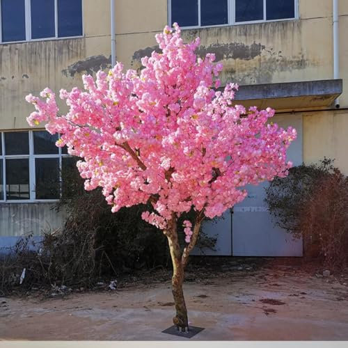 GAOAZHEN Künstliche Kirschblüte, Pfirsichblütenbaum, Wunschbaum für Zuhause, Hotel, Einkaufszentrum, Hochzeitsdekoration, großer Kunstbaum für die Inneneinrichtung