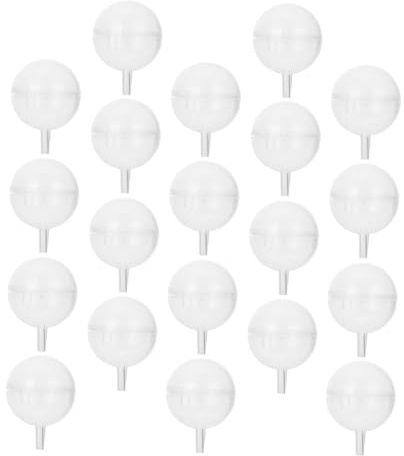 ZUNOXAZ Porta Palline di Cioccolato e Supporto per Bouquet di Cioccolato in Plastica, Tazze Rotonde per Confezioni Fai da Te, per Regali e Decorazioni Dolciarie, Set da 20 Pezzi