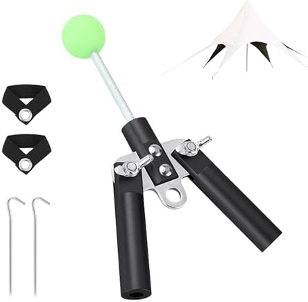 Tältanslutningar, flexibla justerbara stolpar, 15 cm campingtillbehör med bärbar design, tältbaldakindelar med rostbeständigt material, utomhustillbehör för trädgård