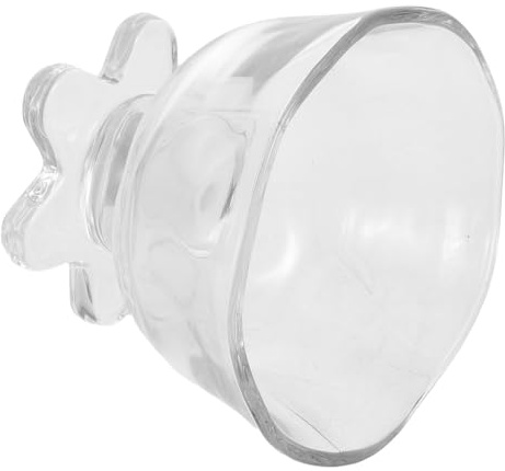 STOBAZA Tazón de Vidrio Transparente para Postres de 240 Ml, Copa para Helado Base Antideslizante, Vaso Resistente a Golpes Térmicos, Adecuado para Fiestas, Cafeterías y Servir Batidos
