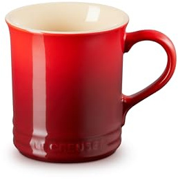 Le Creuset Stoneware Vancouver Mug, 14 oz., Cerise