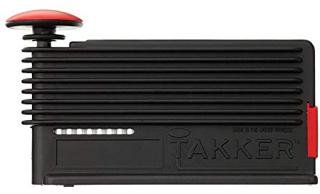 Takker® Picture Hanging Tool, Pre-Loaded with 12 Takks | No Nails, Hammer, Drill Needed | 1-Step Solution | Suitable for Drywall, Plasterboard, Wood | Dragons Den Winner | 1 mm Hole | Holds up to 8 kg