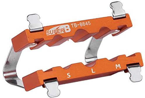 Super B Superb Adaptador de Pedal para Eje TB 8645, Unisex Adulto, Naranja
