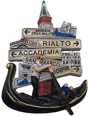 Venedig Italien 3D Kühlschrankmagnet Touristische Souvenirs Harz Magnetische Aufkleber Kühlschrankmagnet Home & Kitchen Dekoration aus China