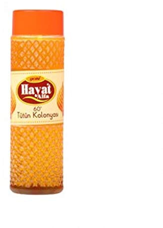 2er 400cc Set Hayat Alfa Kolonyasi 80° Kölnisch Wasser Kolonya -Tabak- TA400
