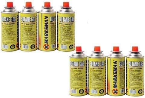 KAYTEX Butane Gas Bottles Canisters for Camping Heater Cooker BBQ Gas Refill Tins Pack (12)