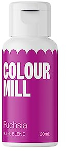 Colour Mill Oil Blend Food Colouring Fuchsia: Colorante Alimentare Liposolubile a Base di Olio - 20 ml