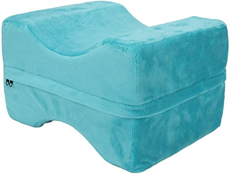 WOOXGEHM für Seitenschläfer, Orthopädisches Knie und Bein Kühlkissen, Ergonomisches Alternatives Schaumstoff Kniekissen, Abnehmbar, Waschbar, Betthilfe, Beinkissen für Rücken und Hüftschmerzen