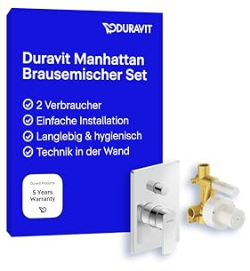 Duravit MH4210008010 Manhattan duscharmatur, krom