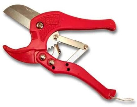 SIO Tijera Cortatubos Profesional para PVC, Tecalan, Goma y Plástico – Cortador de Tubos Multicapa, Poliuretano y Mangueras – Herramienta de Corte Preciso para Fontanería, Neumática y Automoción