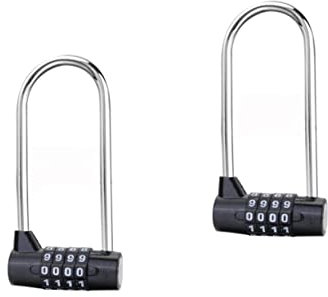 HOMSFOU 2 Stück 4 Vorhängeschloss Spind Im Fitnessstudio Schwerlastschrank Verlängertes Kombinationsschloss Schloss Für Sportschränke Schließfach Mitarbeiter Zinklegierung Verlängern