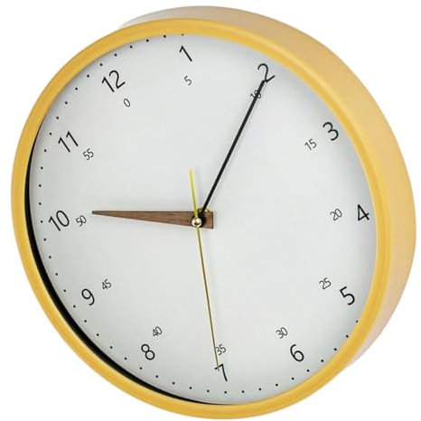 MAGICLULU Wanduhr Bürodekoration Moderne Hängeuhr Vintage-Dekor Wohnkultur Schlafzimmer Uhr dekorative Hängeuhr einfach schmücken Badezimmeruhr Quarzuhr Kind Holz