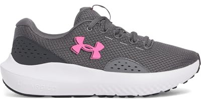 Under Armour UA Charged Surge 4 Zapatillas deportivas para mujer con malla transpirable, sneakers de mujer con amortiguación y sujeción