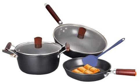Kangjingzhi Kitchen Pot EKCO Die-cast Soup Pot - Premium Quality Cookware (32-33, 3435, 36-37, 38-39, 40-41, 42-43, 44-45, 46-47 : Kangjings Kitchen Deluxe Set)