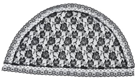 TINEASUR Kopftuch Damen Aus Spitze Elegantes Lace-velours Vielseitiges Halstuch Für Hochzeiten Und Besondere Anlässe Leicht Und Bequem Für Katholische Zeremonien Und Tägliches Styling