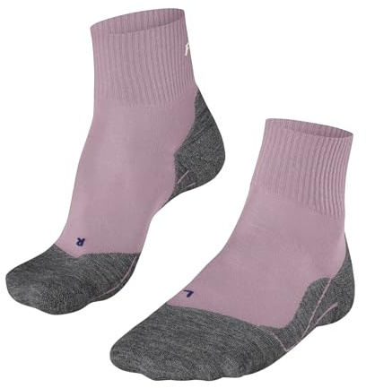 FALKE Women's TK5 Cool Short Hiking Socks Light Cushioning Anti Blister Thin Cooling Effect Low-Cut Vegan Quick-Drying Breathable Lyocell Functional Yarn 1 Pair