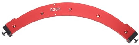 Modèles de Routeur de Gabarit de Rayon, Outil Auxiliaire de Coupe D'arc de Routage D'angle en Alliage D'aluminium R200, Modèles de Routage de Rayon de Coin