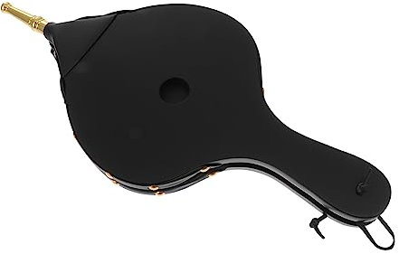 ANDRESLAD Fuelle Manual Para Chimenea De Madera Con Boquilla Dorada Soplador De Aire Para Barbacoa Arrancador Rápido De Fuego Accesorio Práctico Para Parrillas y Camping Al Aire