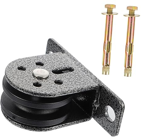 Genérico Polea De Pared De Carga Pesada Silenciosa para Ejercicio con 2 Tornillos Accesorio De Gimnasio para Entrenamiento De Fuerza y Musculación