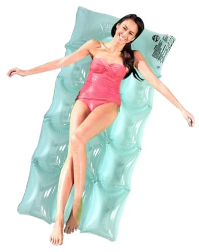 Flotadores de piscina para adultos – Colchón hinchable para nadar – Sillón flotante portátil para nadar playa lago vacaciones viaje ocio acuático