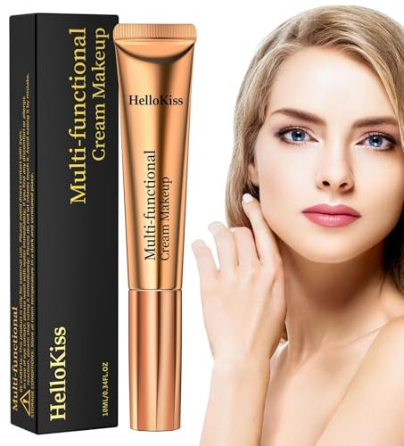 Blush Highlighter Stick, Creamy Multi-Stick, Versatile Highlighter Makeup Adds Shimmer, Blends Effortlessly, Blush Highlighter Contouring Pen for Cheeks, 1 Piece