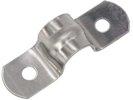 Bouclier en selle. Colliers de serrage rectangulaires en U en acier inoxydable 304, lot de 10, plusieurs tailles(M14)