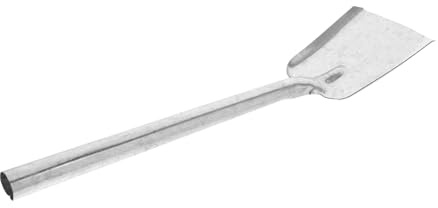 POPETPOP Pala Metálica Gruesa para Cenizas de Chimenea y Carbón Práctica y Resistente para Jardín y Barbacoa y Ligera para Uso Doméstico y Cocina