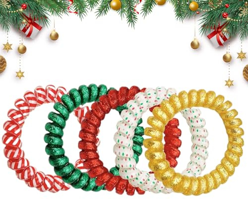 Hårsnodd – silikon, hårband, stylade | bekväma hårsnäckor, spiralhårband för tunna, tjocka, kvinnor, flickor, brudar, fest, vardag, möte, resor, födelsedag, fitness