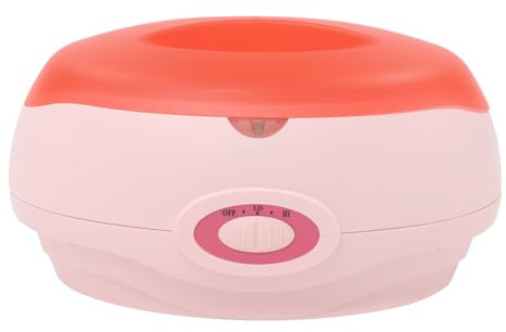 Bain de paraffine pour les soins de beauté, bains de paraffine pour mains et pieds, grand appareil électrique à fondre la cire (rose) 4400 ml