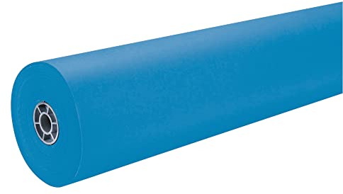 Pacon ArtKraft Duo-Finish Paper Roll, 36 x 1,000' (Brite Blue, 1 Roll)