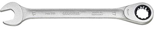 Gedore 7 R 17 - Llave combinada de carraca 17 mm