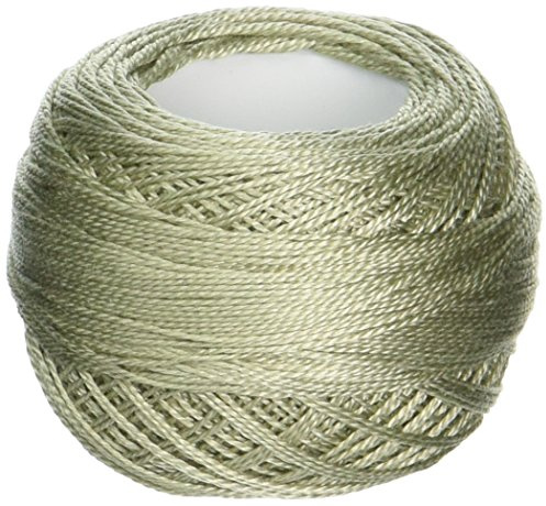 DMC 116 12-524 Pearl Cotton Thread Balls, Very Light Fern Green, Size 12