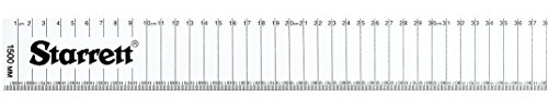 Starrett 36099 Aluminium-Lineal mit gerader Kante