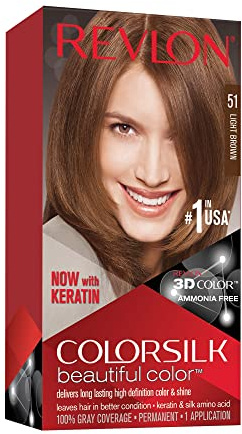 Revlon Colorsilk #51 Light Brown (Pack of 6)