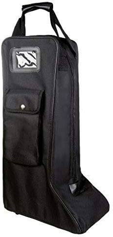 HKM Unisex Reitstiefeltasche, Schwarz, One Size