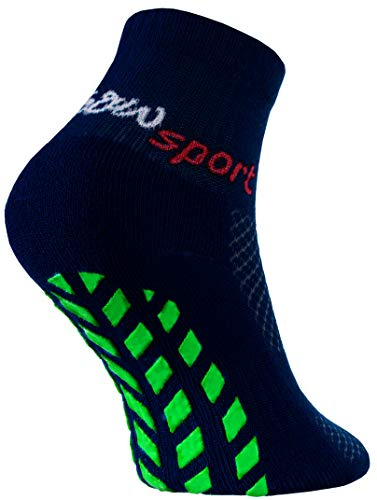 Rainbow Socks – pojkar flickor neon sneaker sport stoppningsstrumpor