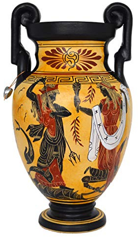 Talos Artifacts Déesse Aphrodite et Poséidon – Artémis Diana Déesse des Animaux Amphore Vase