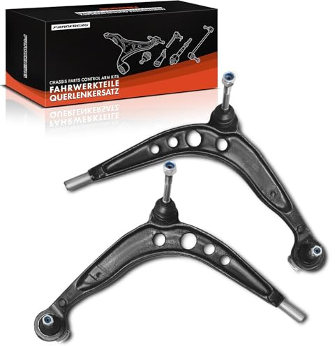 Frankberg 2 brazos de control inferiores del eje delantero 31121136529 | eje delantero, abajo, 31121136529; Compatible con: Z3 E36, Serie 3 Compact E36, Serie 3 Touring E36, Z3 Coupé E36