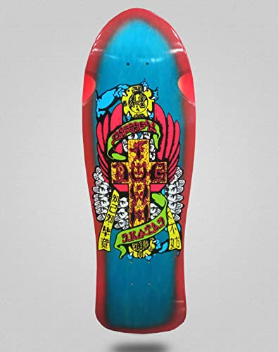 Dogtown monopatin Skate Skateboard Deck Tabla Eric Dressen Hands Reissue Deck 10.125x30.325 Blue Red