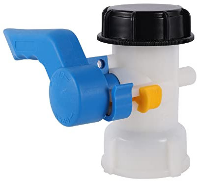 FOGWOWO IBC Tank Adapter 60 mm Import zu 60 mm Klappenhahn Ventil Für Regenwassertank Regentonne,Kanister,Container