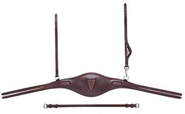 Equiline Anatomisch geformtes, breites, zweigeteiltes Genickstück zum Reiten
