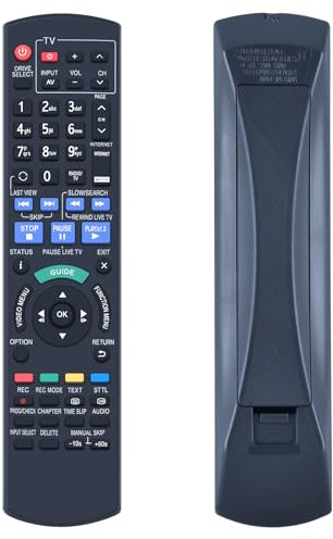 GOUYESHO N2QAYB001046 Télécommande de Rechange pour enregistreur Panasonic pour Blu-Ray KD-43XE8005 KD-55XE8505KD-55XD8505 KD-55XD8577 KD-55XD8599KD-55XE9005 KD-75XE9405 KD-55XD8005 KD-55XD8005